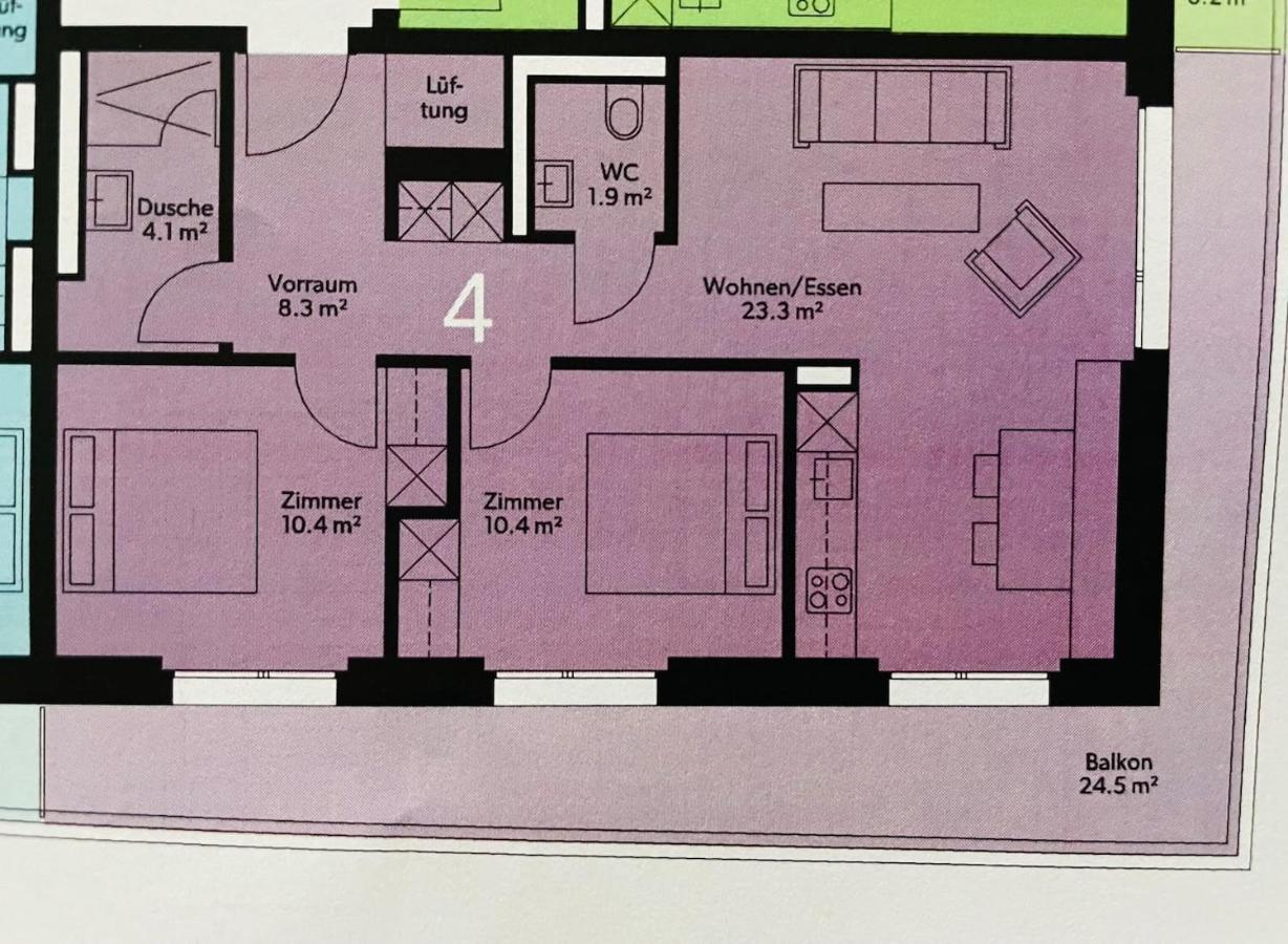 Ferienwohnung 3,5 Zimmer Direkt An Ski- Und Bikepiste Flims Exterior photo