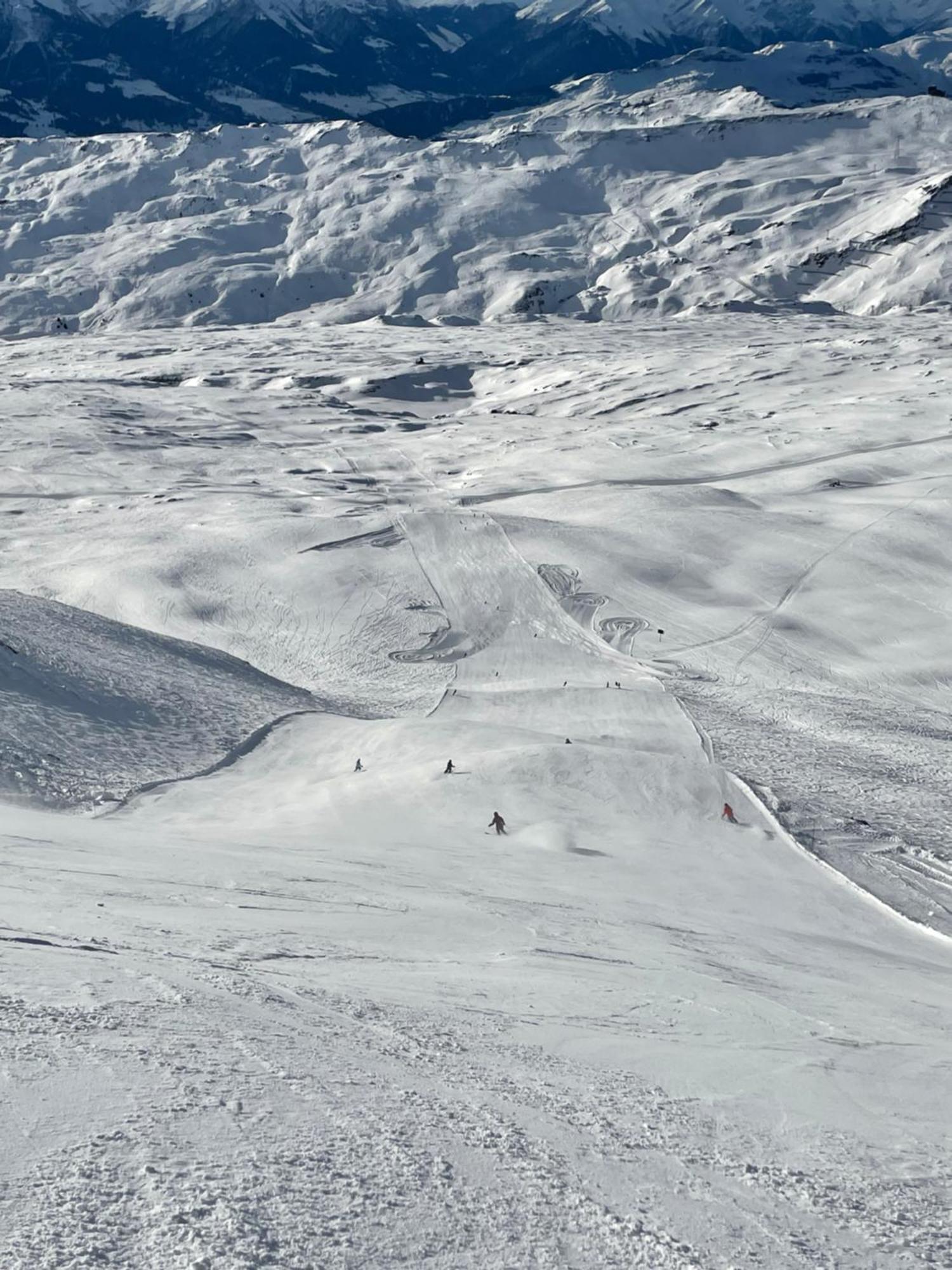 Ferienwohnung 3,5 Zimmer Direkt An Ski- Und Bikepiste Flims Exterior photo
